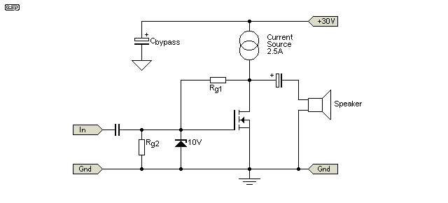 Mosfet усилитель схема