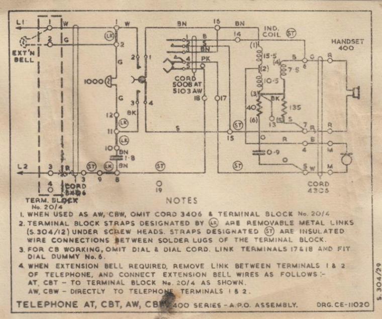 sound powered phone diagram