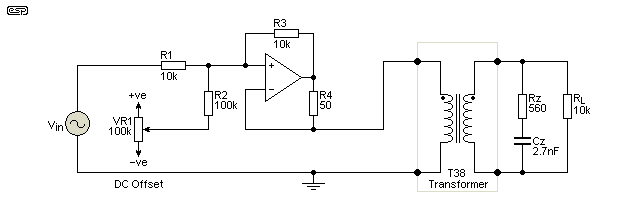 8 ohm to 600 ohm transformer