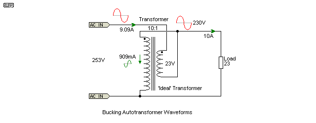 bucking transformer for sale