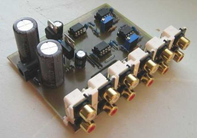 Figure 2. Cable difference amplifier built