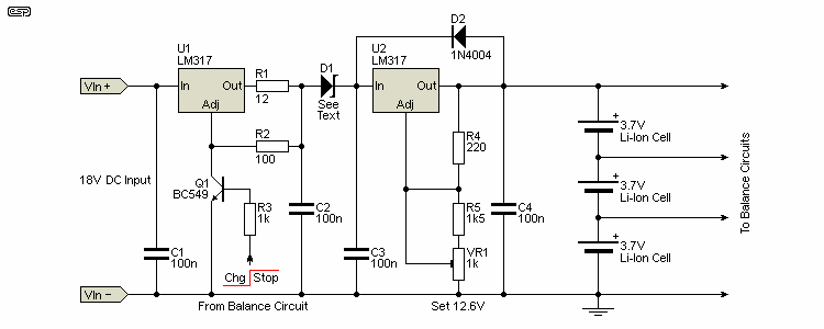 Lithium Cell Charging