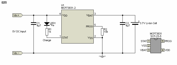 Mcp73831t 2aci ot схема зарядного устройства