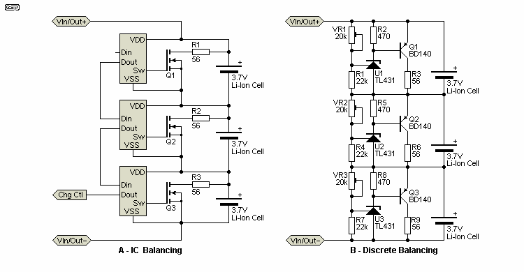 Bms 2s схема с балансировкой li ion