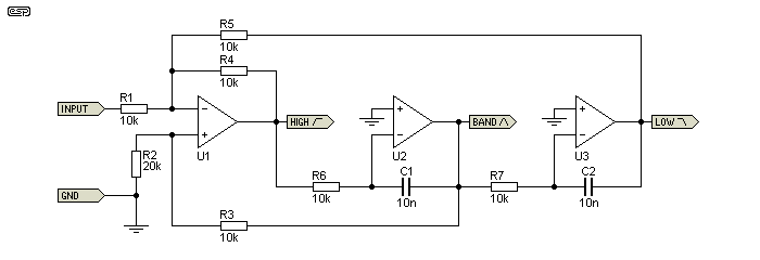 adjustable band pass filter