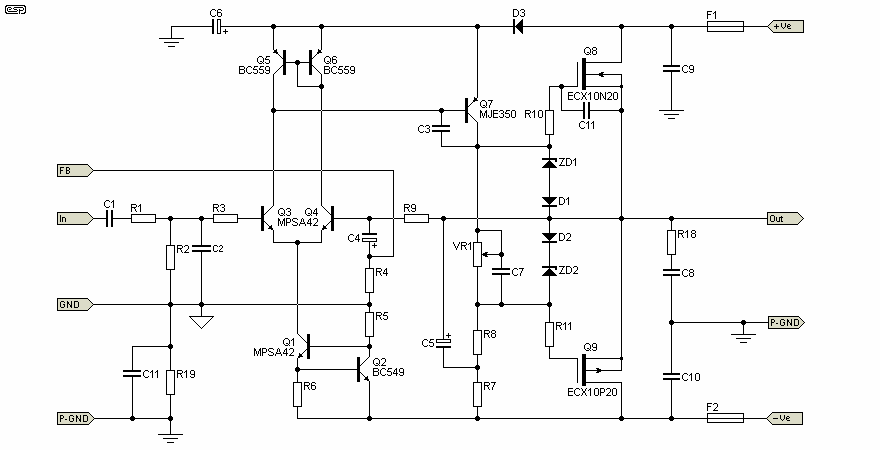 Project 101 High Fidelity Lateral Mosfet Power Amplifier