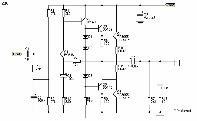 audio power amplifier design