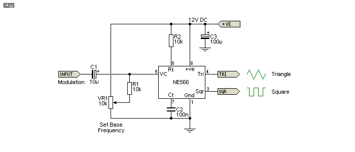 op amp voltage controlled oscillator