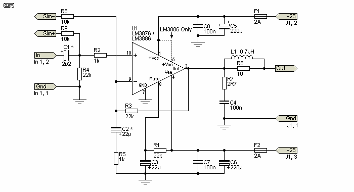 Single Chip 50w Stereo Amplifier