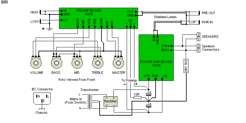 150 Watt Amplifier Circuit