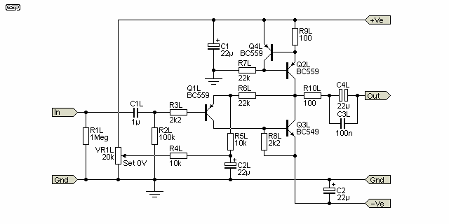 Minimalist Discrete Hi-Fi Preamp