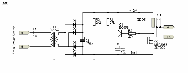 Soft-Start Circuit For Power Amps