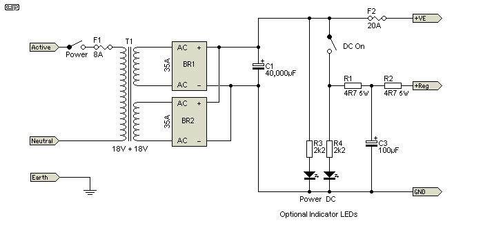 High Current 13.8V Power Supply