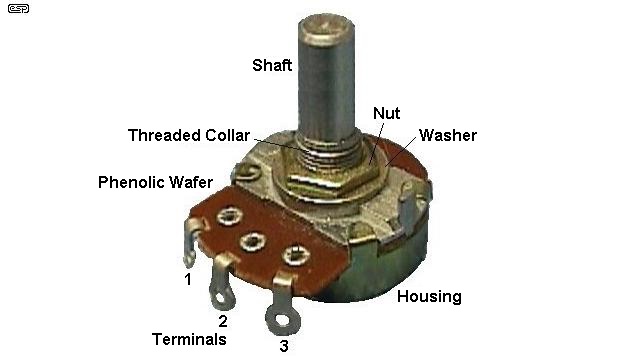 16mm Dual Gang Potentiometer - Short PCB Leg