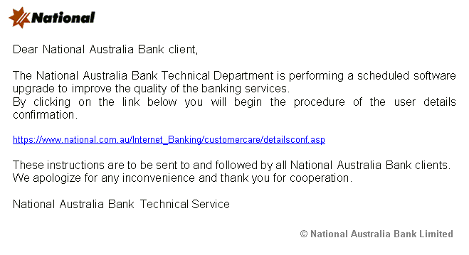 NAB Scam